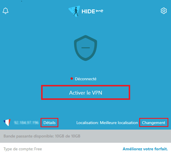 utiliser un vpn, quatrième étape